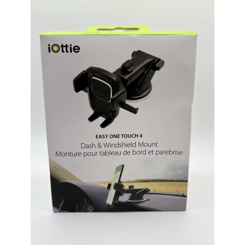 iOttie Easy One Touch 4 Car Mount Suction Cup Dash/Windshield Adjustable Black